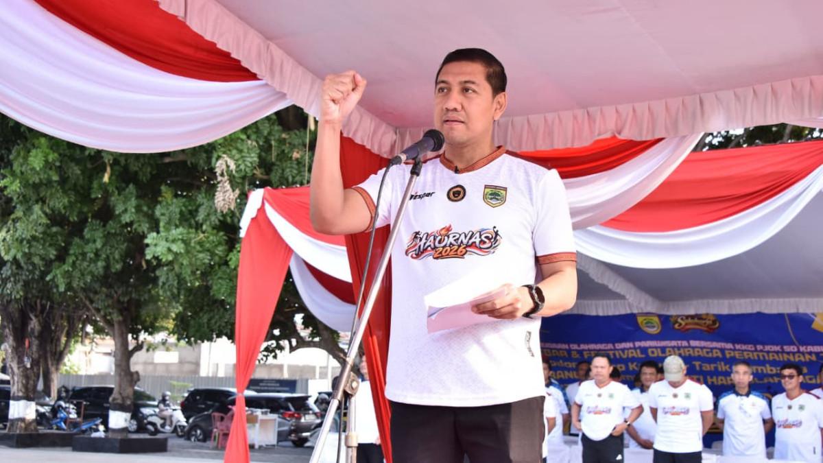 HAORNAS 2026 SUKOHARJO - Peringatan Hari Olahraga Nasional (Haornas) 2026 di Kabupaten Sukoharjo di Alun-Alun Satya Negara, Rabu (9/9/2026).