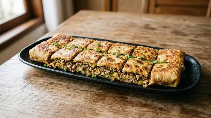 Sekilas tentang Martabak Jantung Pisang. (AI Generated)