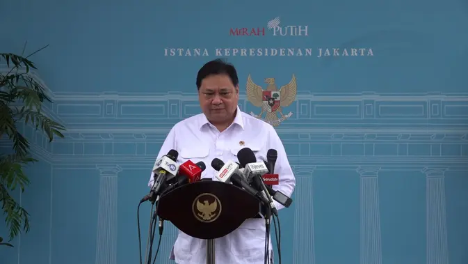 Menteri Koordinator (Menko) Bidang Perekonomian Airlangga Hartarto di Istana Negara, Rabu, 11 Februari 2026. (Foto: Istimewa) Menteri Koordinator (Menko) Bidang Perekonomian Airlangga Hartarto di Istana Negara, Rabu, 11 Februari 2026. (Foto: Istimewa)