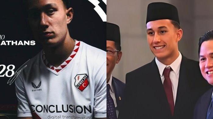 MILIANO JADI WNI - Miliano Jonathans (tengah) resmi menjadi Warga Negara Indonesia (WNI) dan dipersiapkan untuk menjadi pemain Timnas Indonesia. Pemain keturunan Indonesia, Miliano Jonathans, resmi direkrut FC Utrecht dari Vitesse Arnhem. Ia pindah ke klubnya Ivar Jenner dan Ole Romeny, tolak gabung timnya Mees Hilgers bukan karena uang.