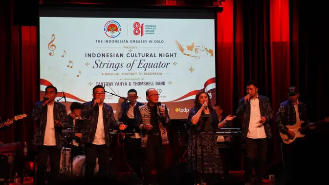 Tantowi Yahya dan Thomshell Band merampungkan misi diplomasi budayaLewat Konser 
