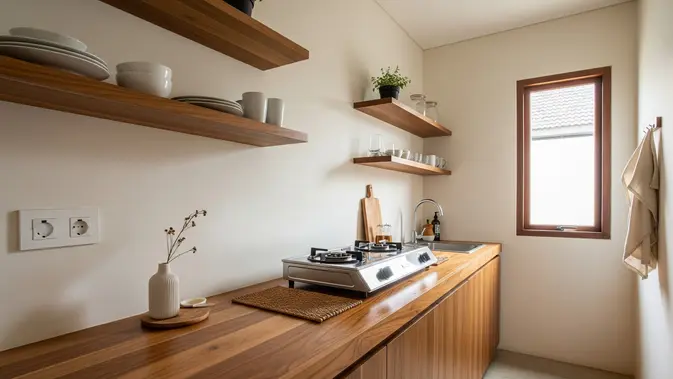 Kitchen set. AI Generated