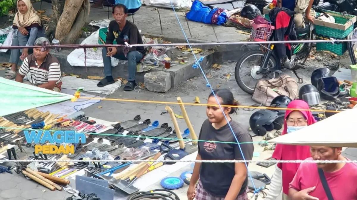 KABAR KLATEN - Serunya Pasar Wagen Pedan Klaten, surga buruan barang bekas.