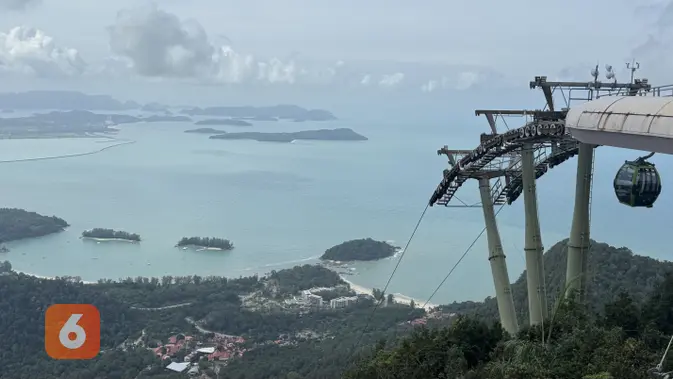 Panorama Langkawi SkyCab, Malaysia. (Liputan6.com/Mochamad Helmi Romadhon)