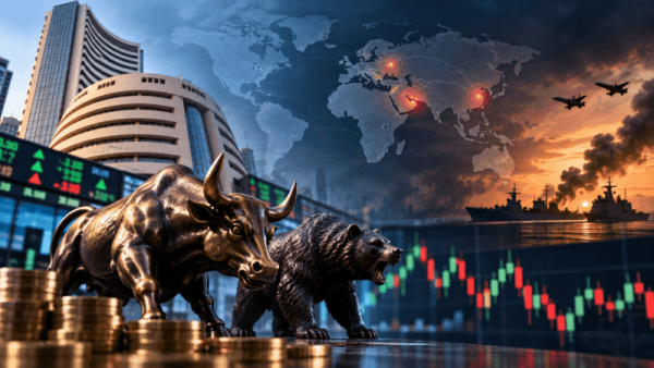 Geopolitical jitters keep markets on edge, Sensex and Nifty trade flat in early deals