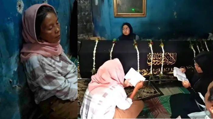 MENINGGAL - (kiri) Sudarsih, istri dari Bambang Setiawan, warga Pejompongan, Tanah Abang, Jakarta Pusat yang menjadi korban tewas saat kericuhan pecah di kawasan itu pada Kamis (27/8/2026) malam.