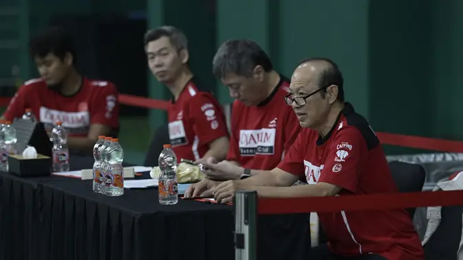 Legenda PB Djarum sekaligus tim Pencari Bakat PB Djarum, Hastomo Arbi. (Bola.com/PB Djarum)