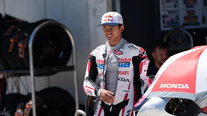 Veda Ega Pratama hadapi tantangan berat di Moto3 San Marino 2026. (Dok. Honda Team Asia)