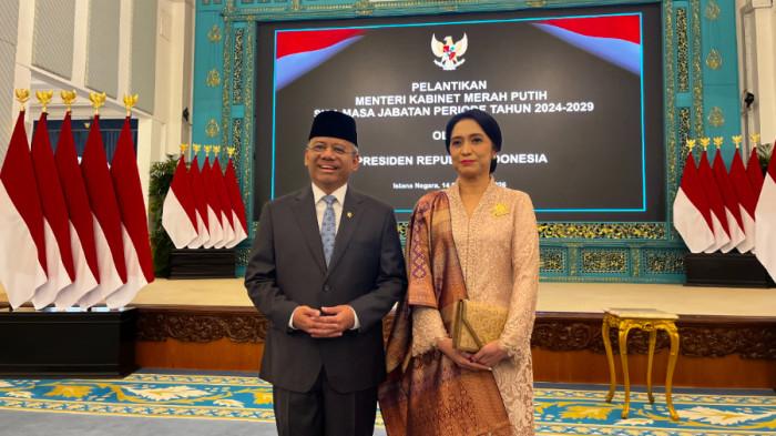 MENTERI KEUANGAN - Suahasil Nazara telah resmi dilantik Presiden Prabowo Subianto sebagai Menteri Keuangan (Menkeu) di Istana Negara Jakarta, Senin, (14/9/2026).
