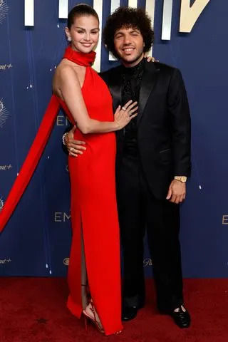 Selena Gomez and Benny Blanco attend the 2025 Emmys.Credit: Frazer Harrison/Getty