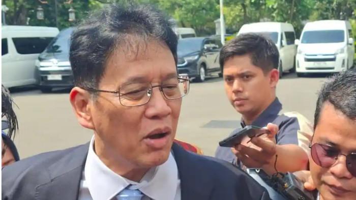 DIPANGGIL PRESIDEN - Menteri Keuangan Purbaya Yudhi Sadewa saat ditemui di Istana Kepresidenan, Jakarta, Selasa (7/4/2026). (Igman Ibrahim/Tribunnews.com)